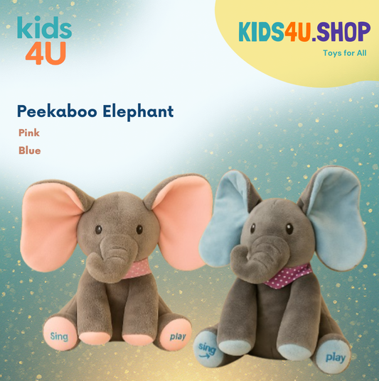 Peekaboo Elephant - Interactive Plush Buddy